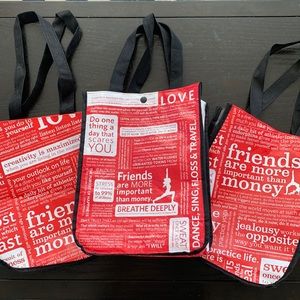3-Pack Lululemon Reusable Bags